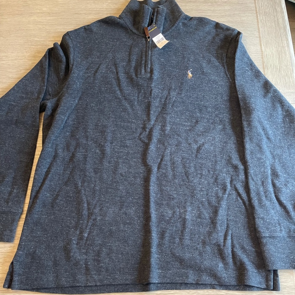 NWT Polo Ralph Lauren 1/4 Zip Pullover Sweater